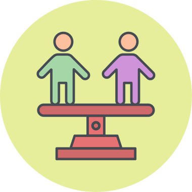 İnsan simgesinin vektör illüstrasyonu