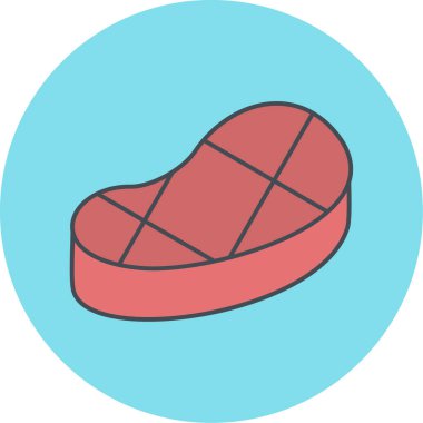 Yiyecek ve içecek sembolünün vektör çizimi. Premium kalite simge ögesi pazarda da kullanılabilir.