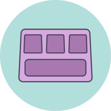 Modern b 'nin vektör illüstrasyonu eksik simgesi