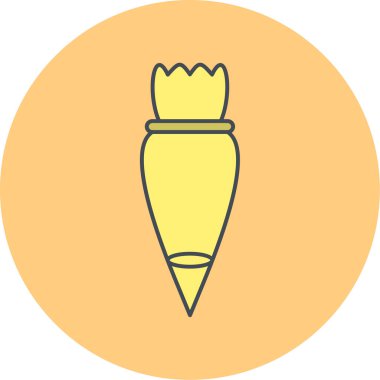 Tek besin simgesinin vektör illüstrasyonu