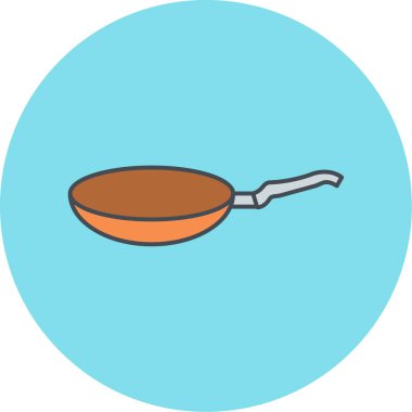 Mutfak gereçleri simgesinin vektör çizimi