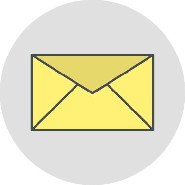 E- posta simgesi vektör illüstrasyonu