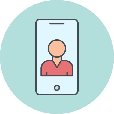 cep telefonu ikonu vektör illüstrasyonu