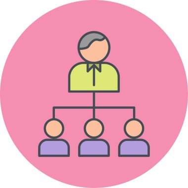 İnsan simgesinin vektör illüstrasyonu