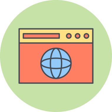 seo modern simgesinin vektör illüstrasyonu