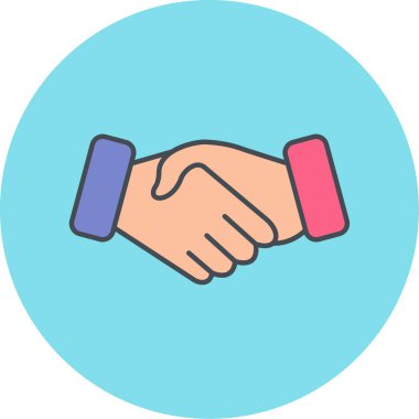 El sıkışma simgesi vektör illüstrasyonu