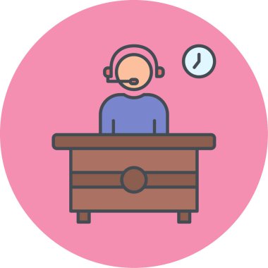 Modern simgenin vektör illüstrasyonu