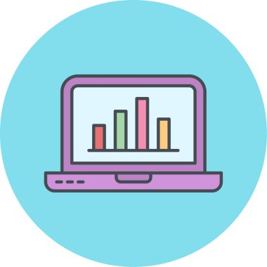 seo modern simgesinin vektör illüstrasyonu