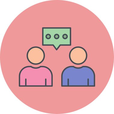 İnsan simgesinin vektör illüstrasyonu