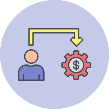 seo modern simgesinin vektör illüstrasyonu