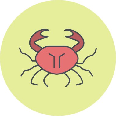 Böcek. Web simgesi basit tasarım