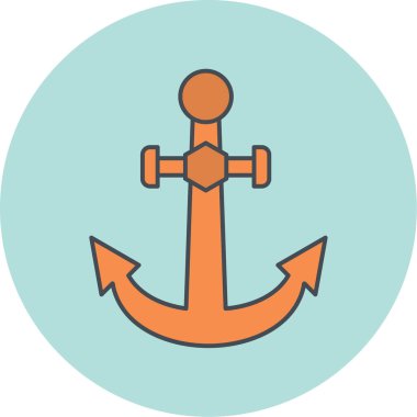 çapa simgesi vektör illüstrasyonu