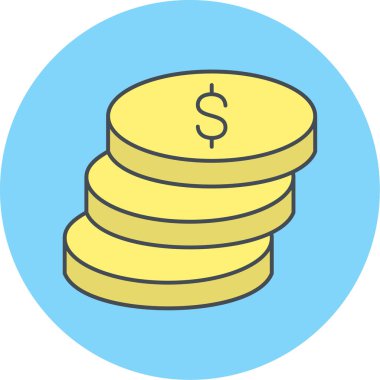 Sikke Simgesi vektör illüstrasyonu