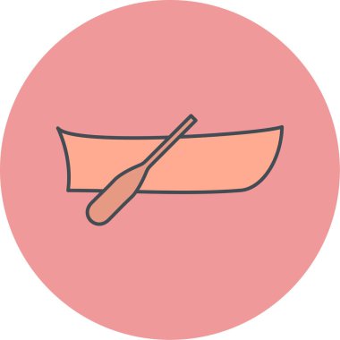 Bir bıçak simgesinin vektör illüstrasyonu