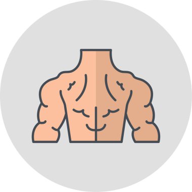 Vücut simge vektör çizim