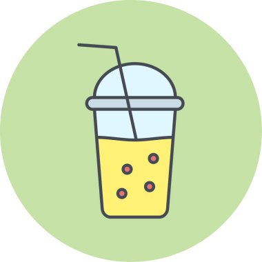 içecek simgesinin vektör illüstrasyonu