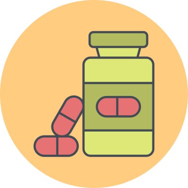 haplar, kapsül, hap, ilaç, sağlık, sağlık, hastane, eczane, vektör illüstrasyonu