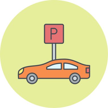 Modern otomatik simgenin vektör illüstrasyonu