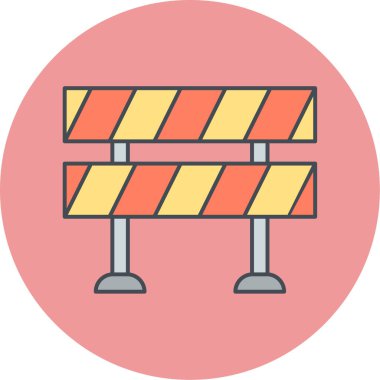 Bir koni simgesinin vektör illüstrasyonu