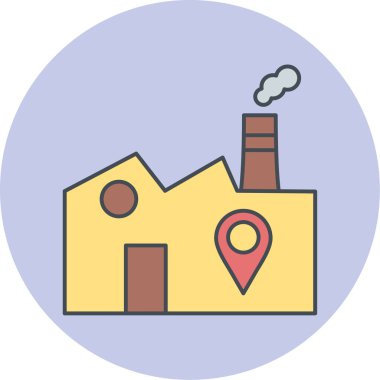 Bir inşaat simgesinin vektör illüstrasyonu