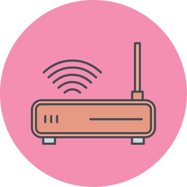 Yönlendirici simgesi, vektör illüstrasyonu