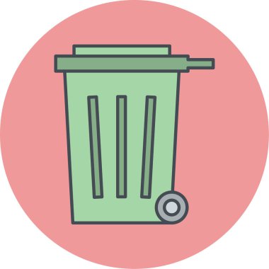 Çöp kutusu. Basit tasarım