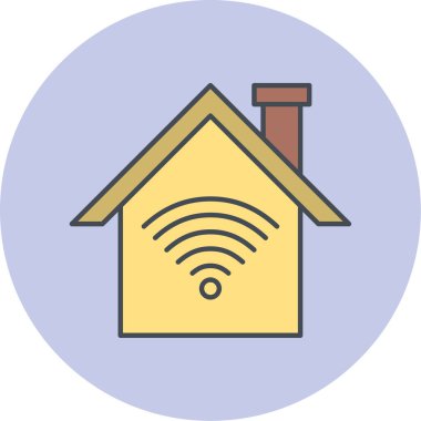 Modern simgenin vektör illüstrasyonu