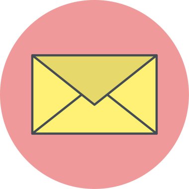 E- posta simgesi vektör illüstrasyonu