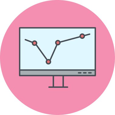 seo modern simgesinin vektör illüstrasyonu