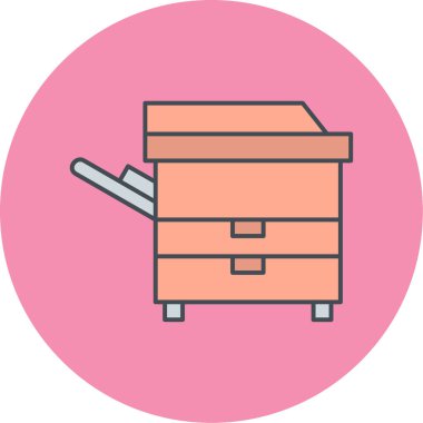 mobilya ikonu vektör illüstrasyonu