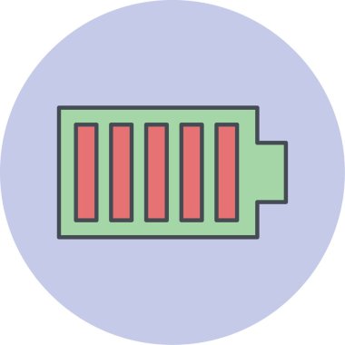 pil vektör illüstrasyonu