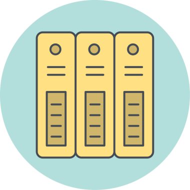 Dosya biçim simgesinin vektör illüstrasyonu