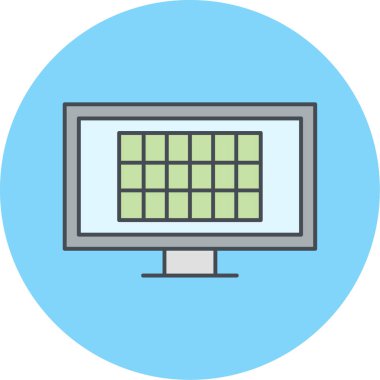 seo modern simgesinin vektör illüstrasyonu