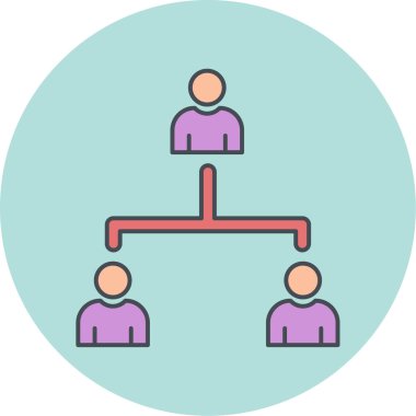 İnsan simgesinin vektör illüstrasyonu