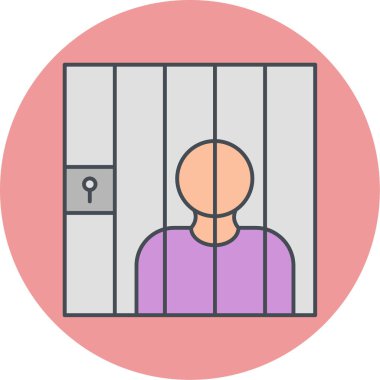 Çemberdeki bir kadın ve erkeğin vektör çizimi