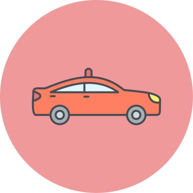 araba simgesi vektör illüstrasyonu