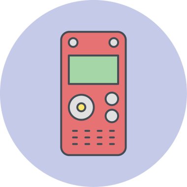 - Telefon. Web simgesi basit illüstrasyon