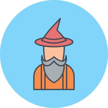 Kovboy şapkası ikonu. vektör illüstrasyonu