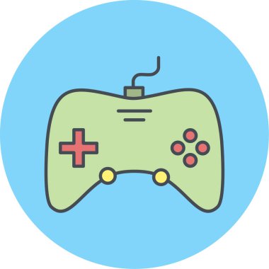 Oyun kolu. Web simgesi basit illüstrasyon