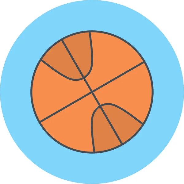 Векторная Иллюстрация Баскетбола — стоковый вектор