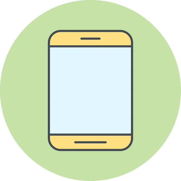 Иконка Мобильного Телефона Модном Стиле Изолированный Фон — стоковый вектор