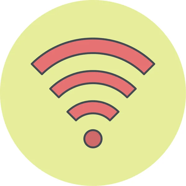 Ilustração Vetor Ícone Wifi — Vetor de Stock