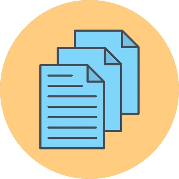 Document Modern Icon Vector Illustration — Wektor stockowy