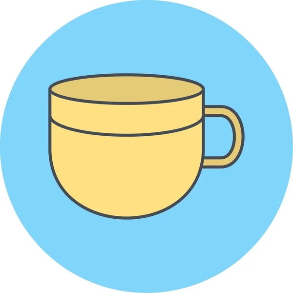 Cup Ikon Vektor Illustration — Stock vektor
