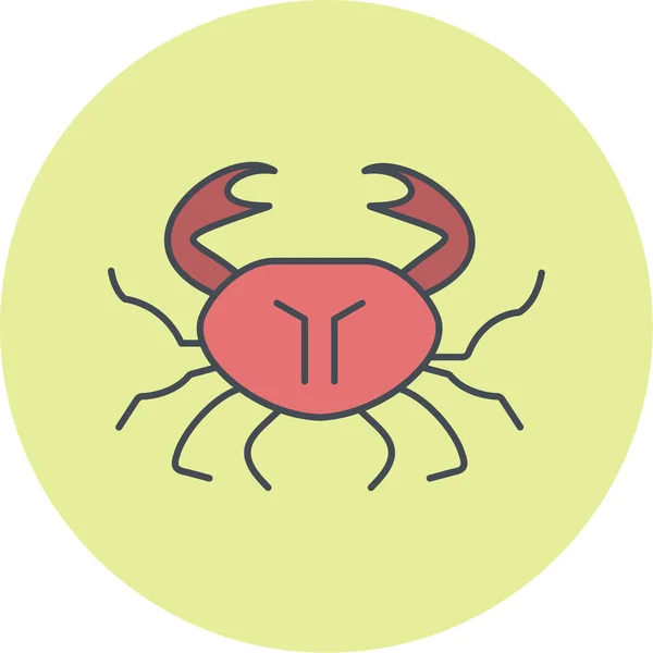 Insecto Icono Web Diseño Simple — Vector de stock