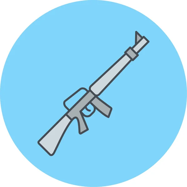 Vektor Illustration Der Modernen Waffen Ikone — Stockvektor