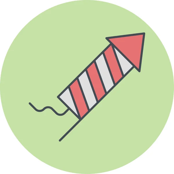 Vektor Illustration Eines Raketensymbols — Stockvektor