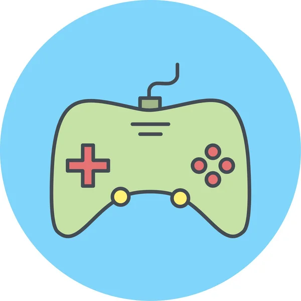 Joystick Pictograma Web Ilustrație Simplă — Vector de stoc