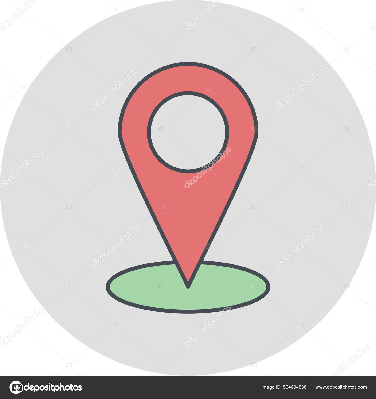 Map Pin Icon Location Marker Symbol Flat Design Style Stock Vector by ©MuhammadAtiq 564604538