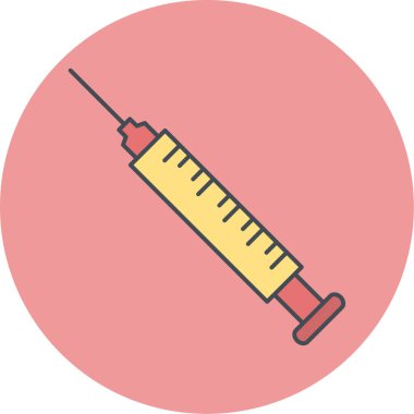 Şırınga ikonu vektör çizimi